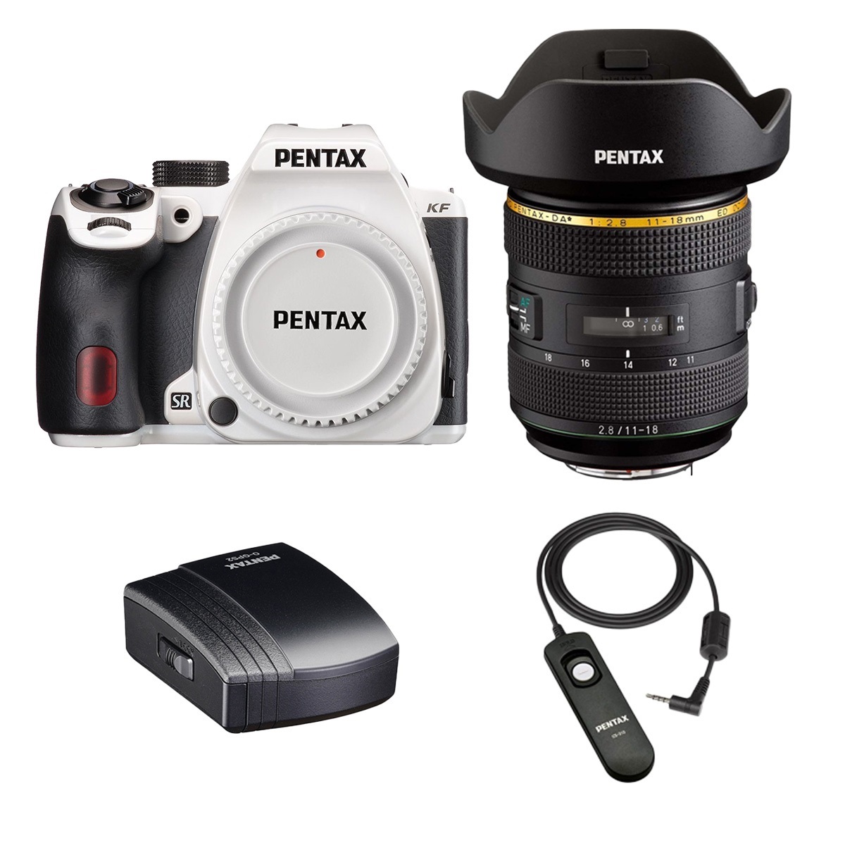 PENTAX KFレンズセット【一眼レフカメラ】 ペンタックス PENTAX KF ボディキット ブラック デジタル一眼