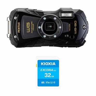 PENTAX WG-90 ブラック+SDカードセット