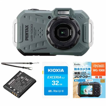 PENTAX WG-1000 オリーブ＋アクセサリー4点セット