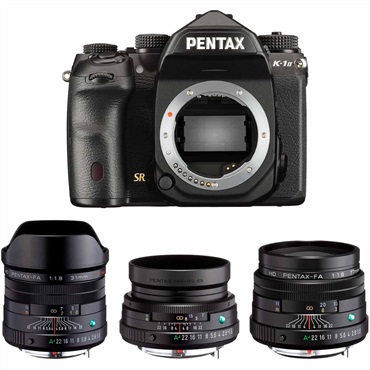PENTAX K-1 Mark II  HD FA Limited ブラック 3本セット