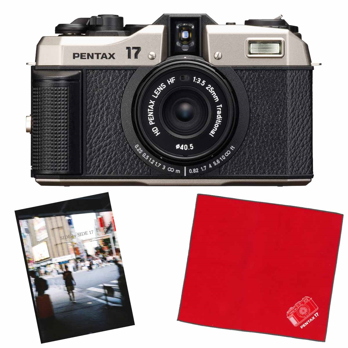 PENTAX 17 ダークシルバー オリジナルセット(長期安心サービスワイドSOMPO5年)