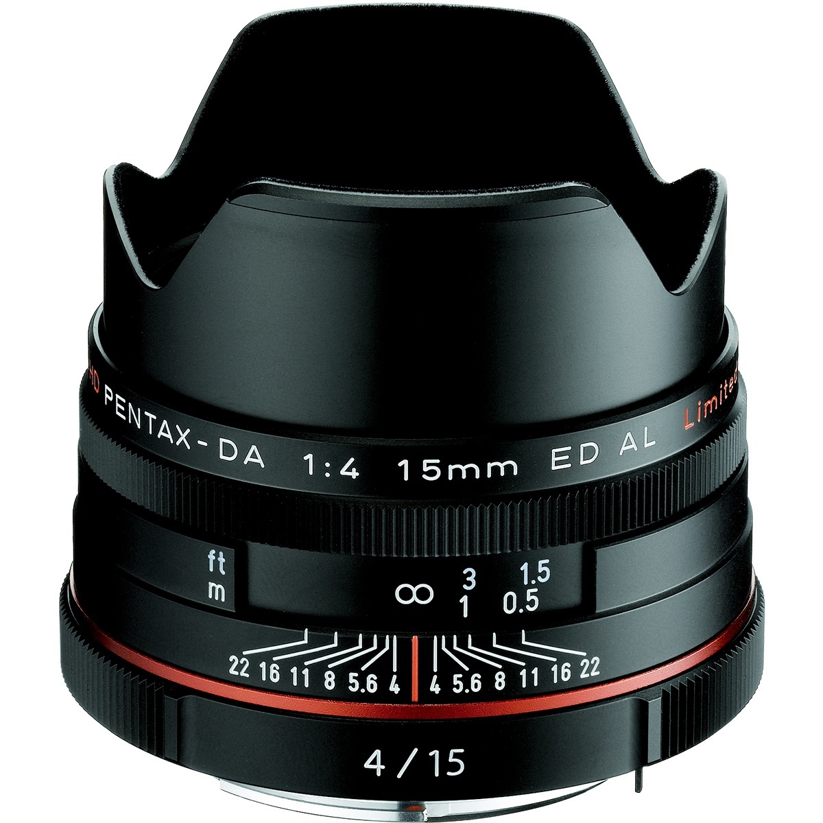 HD PENTAX-DA 15mmF4ED AL Limited ブラック  夏天対応レンズ(安心の3年保証)
