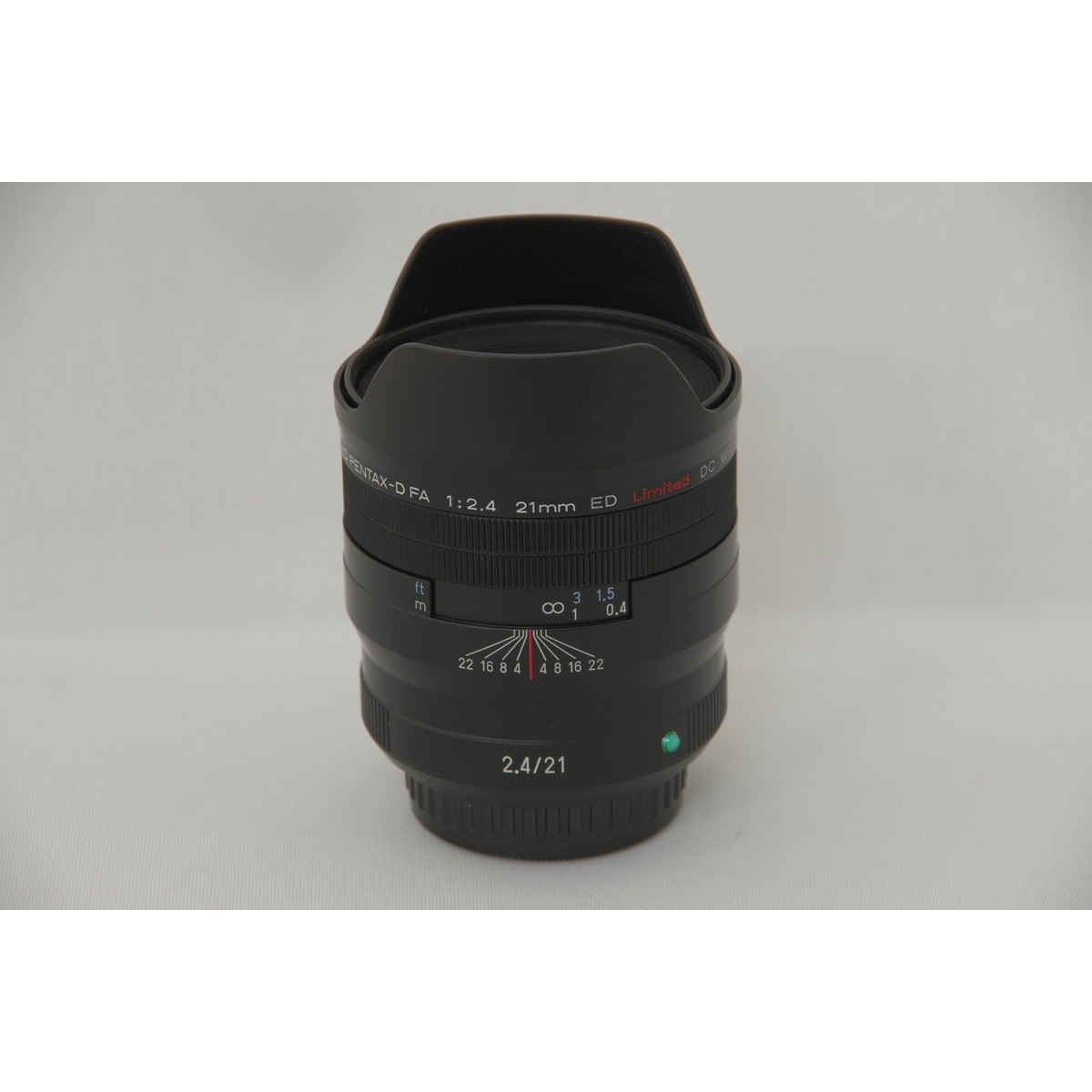 【中古品】HD PENTAX D FA 21mmF2.4ED Limited DC WR ブラック 0000593