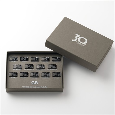 RICOH GR 30周年記念ピンバッジ／14機種セット