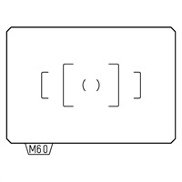 フォーカシングスクリーン MF-60（標準AFフレームマット）