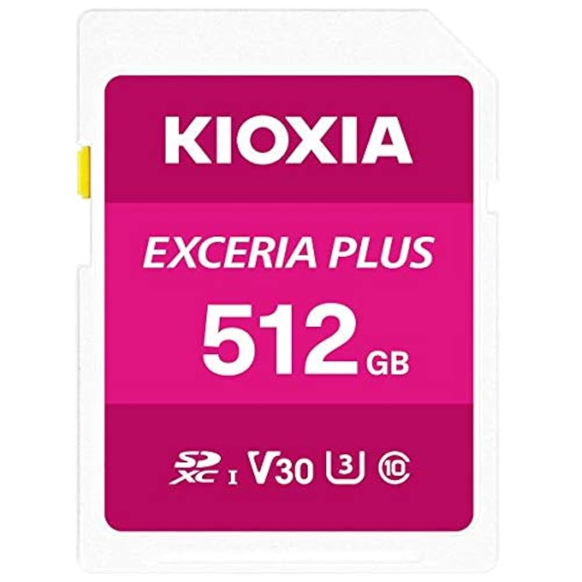 【在庫限り】KIOXIA UHS-I SDカード（512GB）EXCERIA PLUS KSDH-A512G