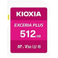 【在庫限り】KIOXIA UHS-I SDカード（512GB）EXCERIA PLUS KSDH-A512G