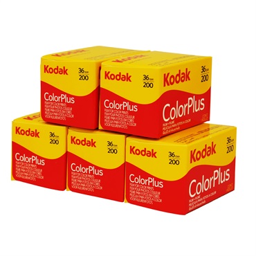 【BLACK FRIDAY 2025 11/27まで】カラーネガフィルム｜Kodak ColorPlus 200 36枚撮り 5本セット【期限切迫のため超特価！】