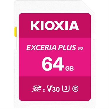 KIOXIA UHS-I SDカード（64GB）EXCERIA PLUS KSDH-B064G