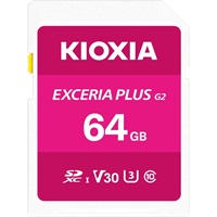 KIOXIA UHS-I SDカード（64GB）EXCERIA PLUS KSDH-B064G