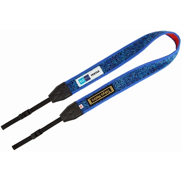 東京メトロ×PENTAX カメラストラップ 丸ノ内線 02系（優先席（青））