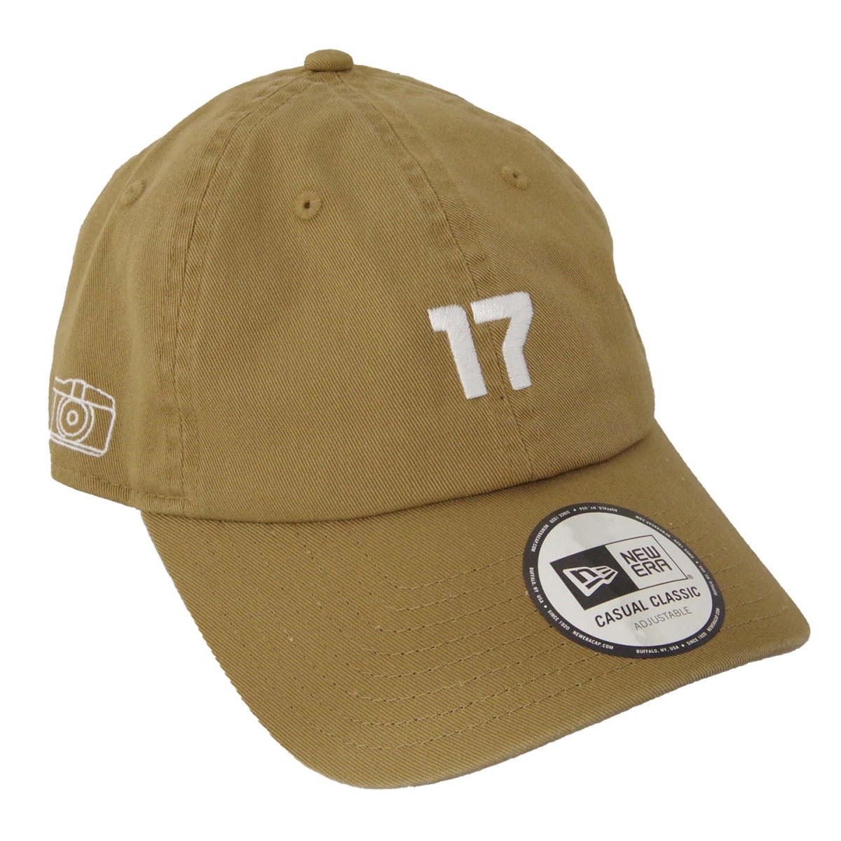 NEW ERA｜カジュアルクラシック PENTAX 17ロゴ キャップ カーキー