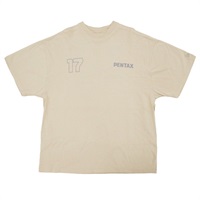 NEW ERA｜PENTAX 17ロゴTシャツ　ベージュ  M