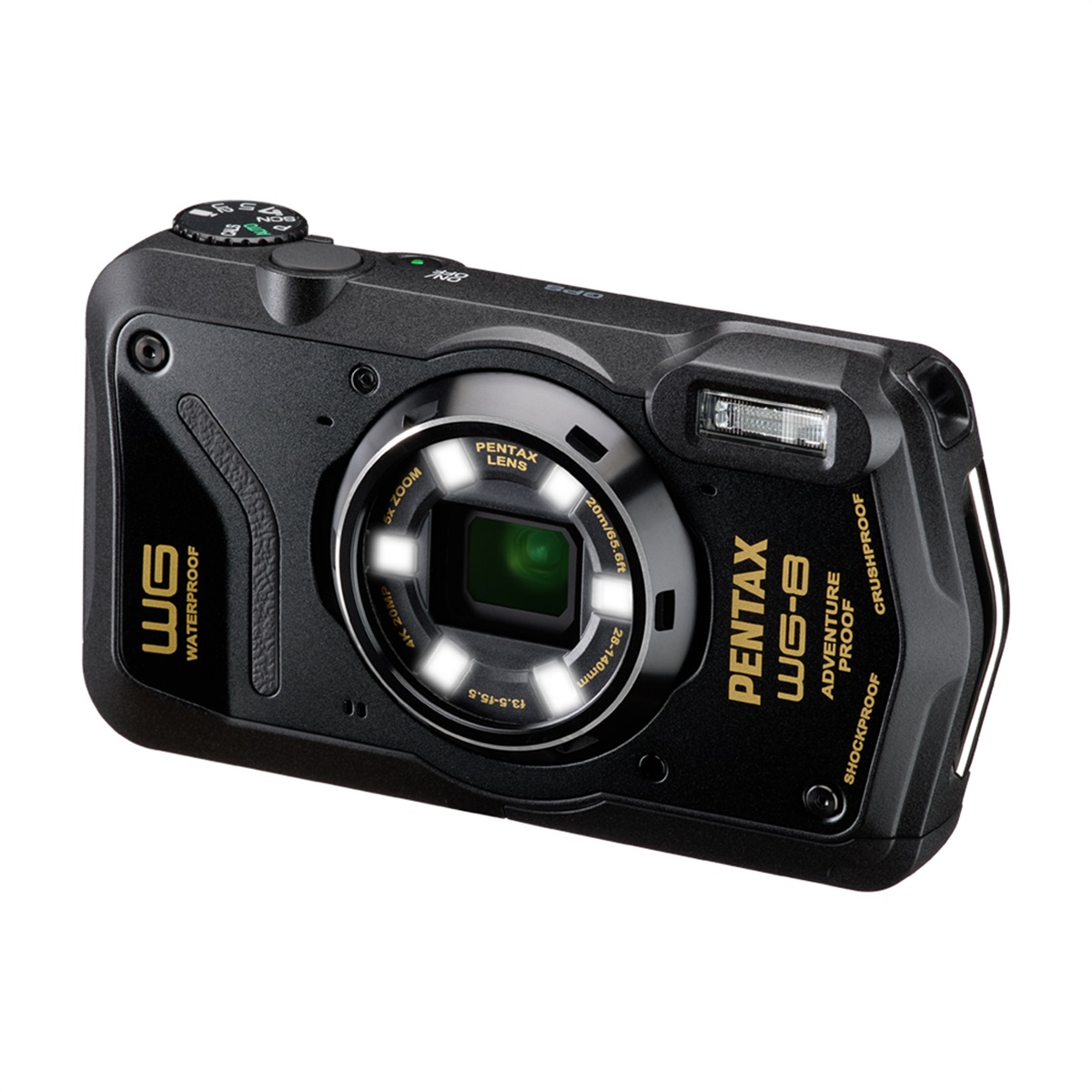 PENTAX WG-8 ブラック＋アクセサリー4点セット