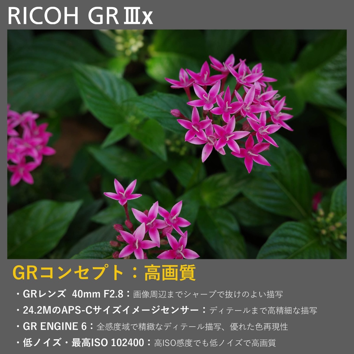 ＊GR IIIx [安心の3年保証]