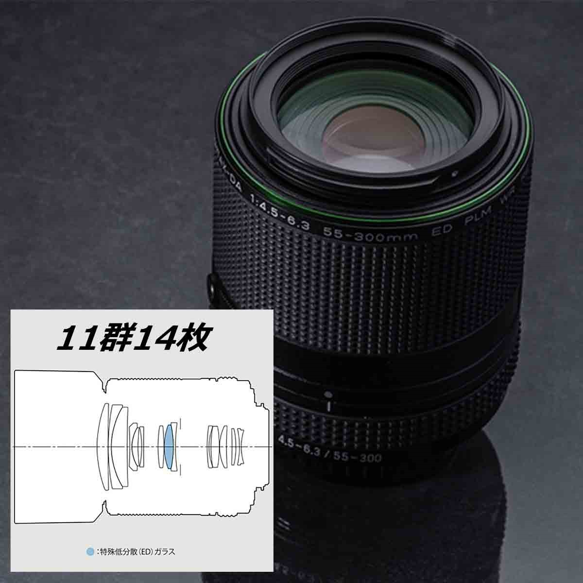 HD PENTAX-DA 55-300mmF4.5-6.3ED PLM WR RE