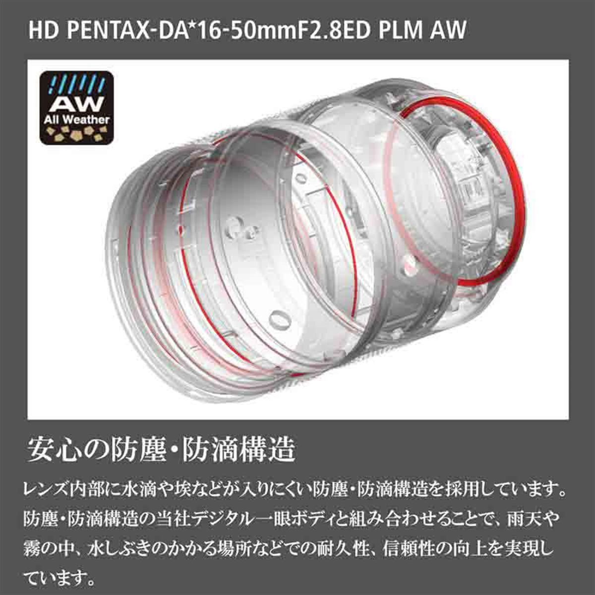 HD PENTAX-DA★16-50mmF2.8ED PLM AW