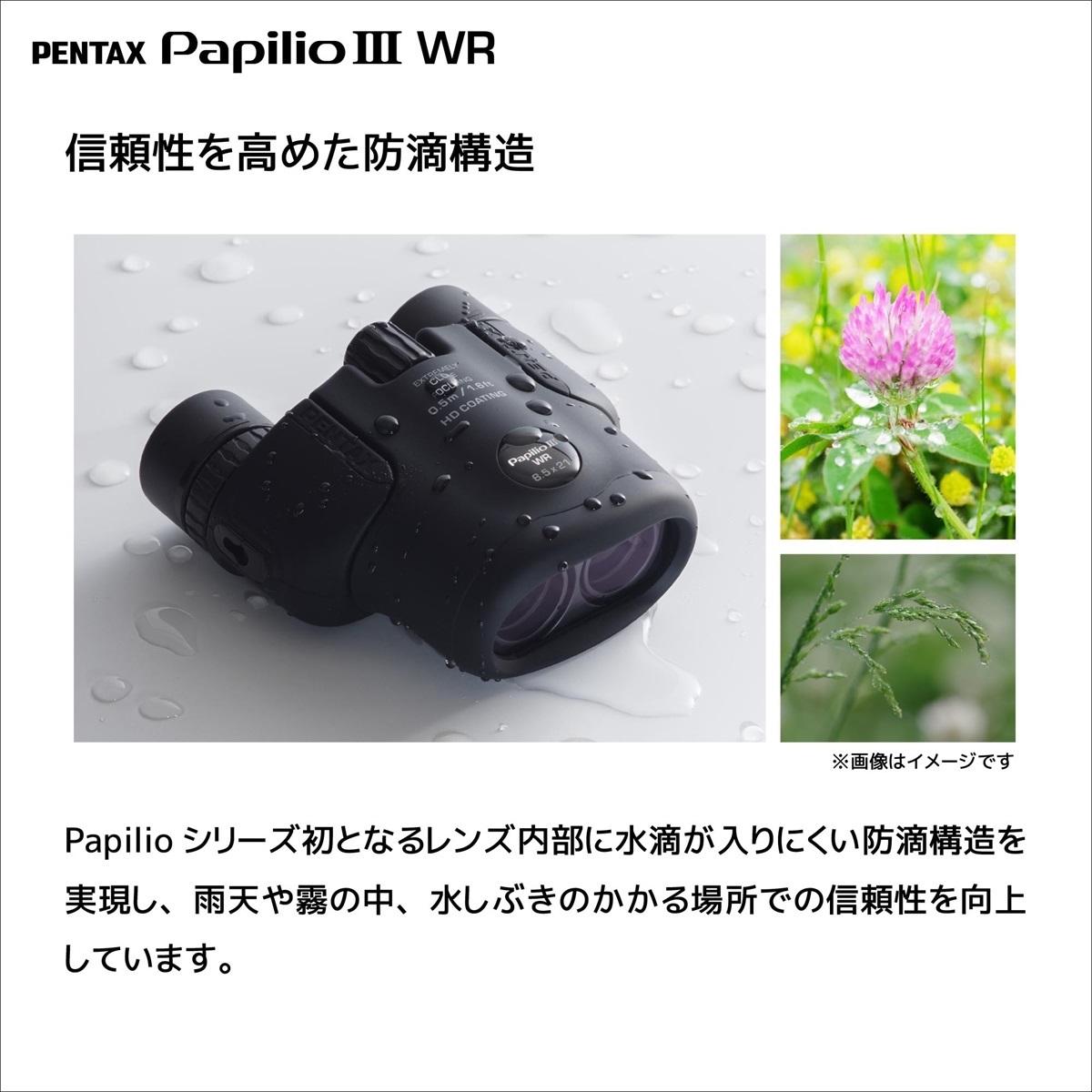 PENTAX Papilio III 6.5x21 WR オリーブ[直販限定]（パピリオ）