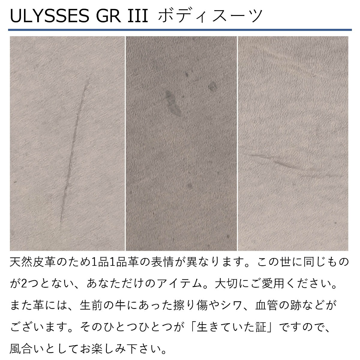 ULYSSES(ユリシーズ) GR III ボディスーツ ネロ
