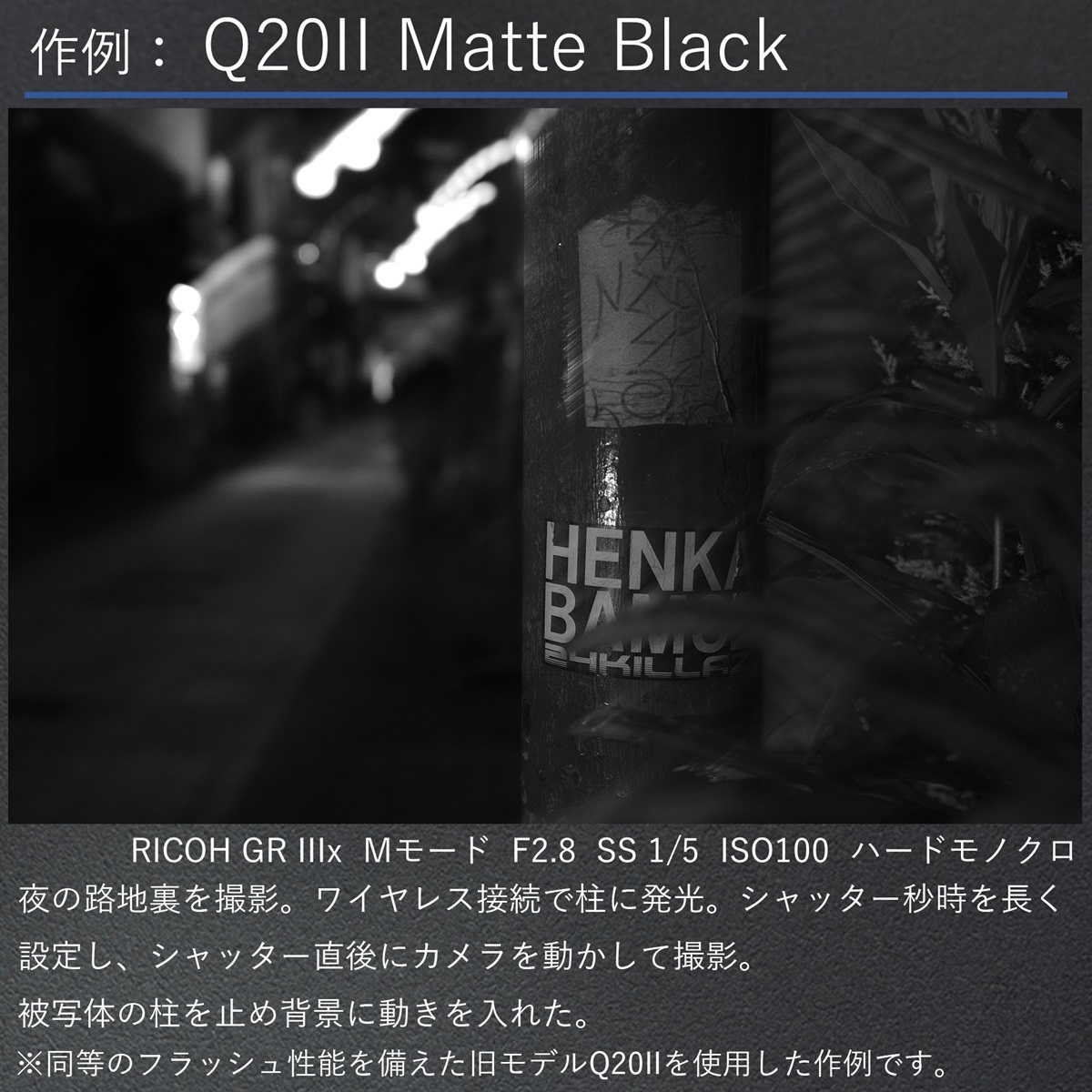ライトピックスラボ FlashQ Q20III Matte Black