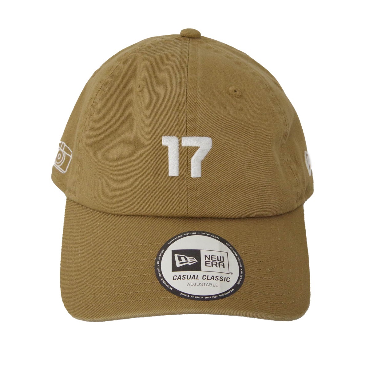 NEW ERA｜カジュアルクラシック PENTAX 17ロゴ キャップ カーキー