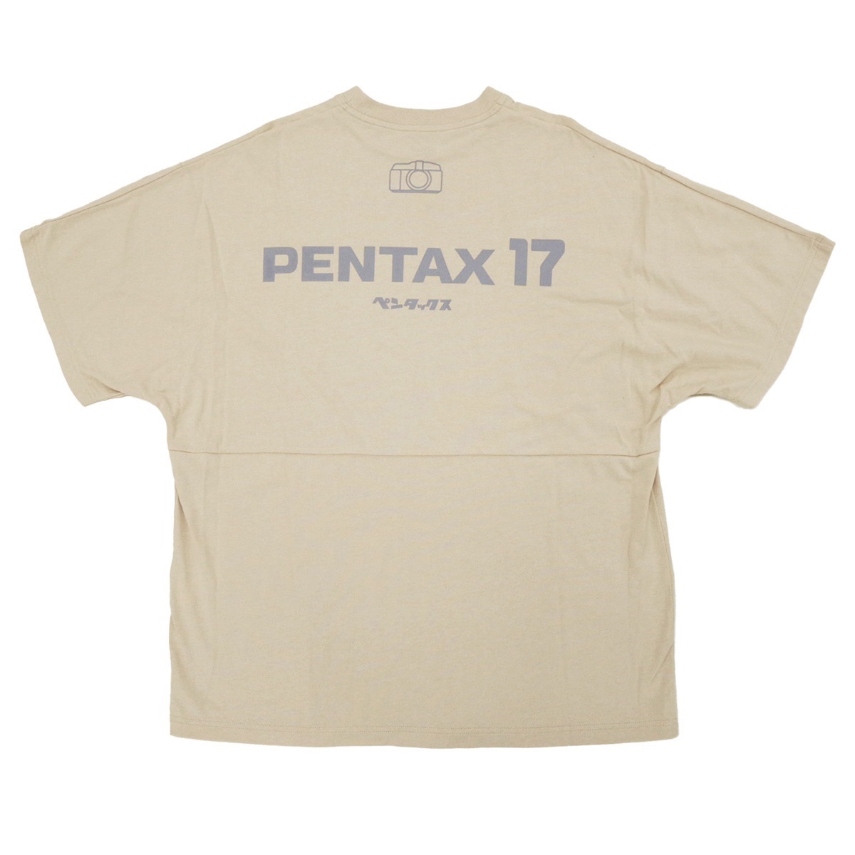 NEW ERA｜PENTAX 17ロゴTシャツ　ベージュ L