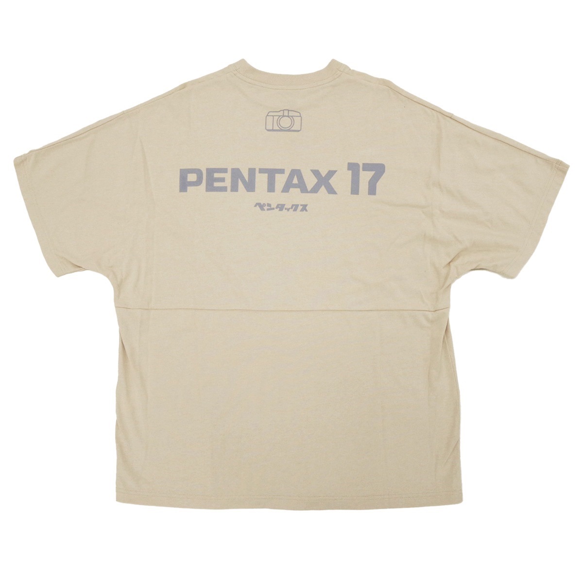 NEW ERA｜PENTAX 17ロゴTシャツ　ベージュ XL