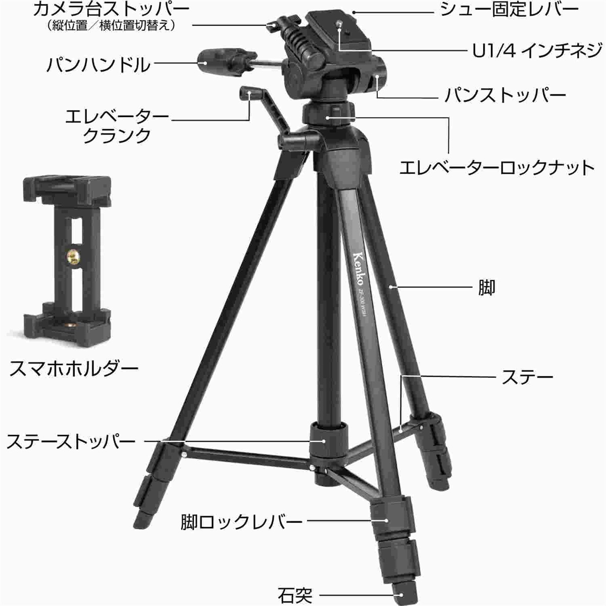 Kenko 三脚 ZF-300WSH