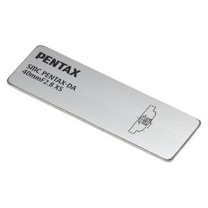 レンズスタンド用プレート smc PENTAX-DA 40mmF2.8 XS