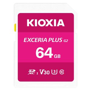KIOXIA UHS-I SDカード（64GB）EXCERIA PLUS KSDH-B064G