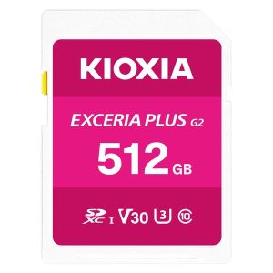 KIOXIA UHS-I SDカード（512GB）EXCERIA PLUS KSDH-B512G